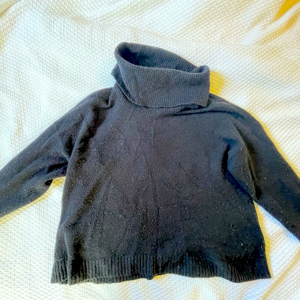 Treasure and bond black cowl neck sweater
